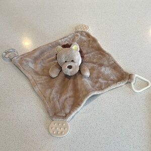 Modern Baby Snuggle Blankie Brown Lion Security Blanket Lovey Activity …